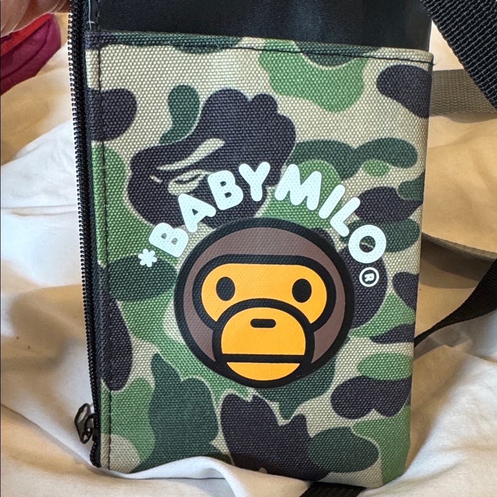 Baby Milo Green Camo Kids Crossbody Bag